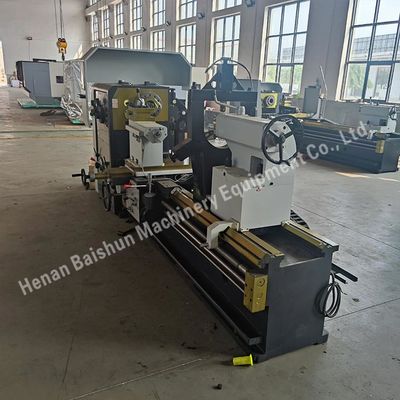 टर्नो गियर हेड क्षैतिज टर्न मशीन बड़े धुरी बोर भारी शुल्क