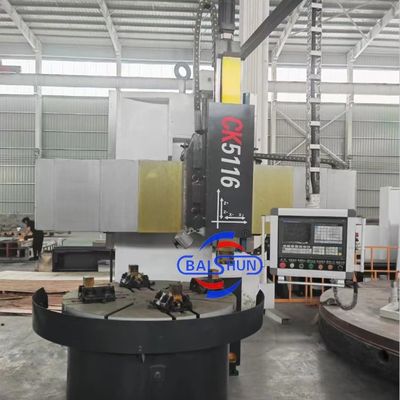 स्वचालित धातु मिलिंग मशीन CK5116 सीएनसी एकल स्तंभ ऊर्ध्वाधर टर्न