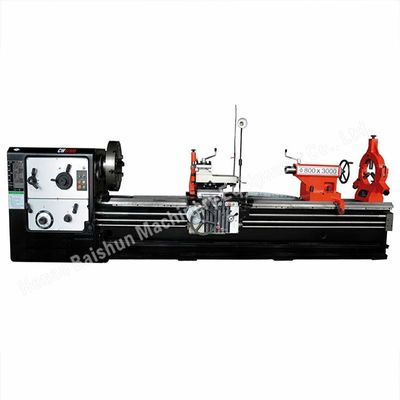 गियर धातु टर्निंग गैप बिस्तर इंजन क्षैतिज लथ मशीन DRO CW6280B