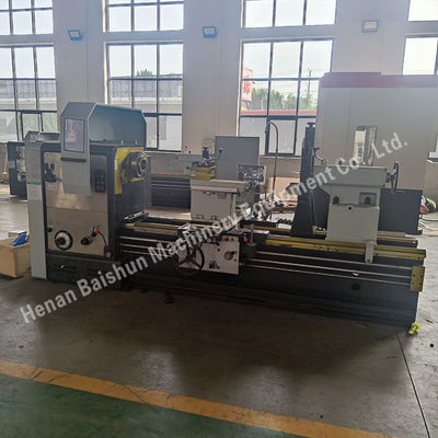 क्षैतिज भारी शुल्क लेथ मशीन मैनुअल यूनिवर्सल लेथ उपकरण गाइड रेल 600 मिमी