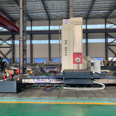30/40 KW मोटर पावर भारी शुल्क काटने के लिए सीएनसी क्षैतिज ड्रिलिंग और मिलिंग मशीन