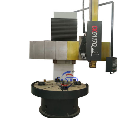 CK5117 Fanuc ऊर्ध्वाधर बुर्ज लात मशीन उपकरण धातु मोड़ मशीनें