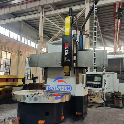 सीई अनुमोदित CK5126 उच्च कठोरता सीएनसी एकल स्तंभ ऊर्ध्वाधर टर्रे टर्रे