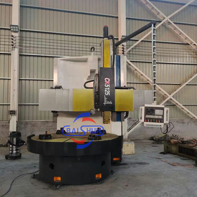 2.5 मीटर मशीनिंग Ck5125 लेथ सीएनसी Fanuc वर्टिकल टर्रे लेथ