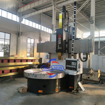 CK5125 रोटरी टेबल भारी शुल्क एकल स्तंभ सीएनसी ऊर्ध्वाधर lathes