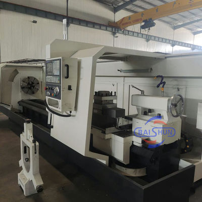 QK1325X1500 सीएनसी पाइप थ्रेडिंग लेथ 800 मिमी स्विंग 1500 मिमी वर्कपीस