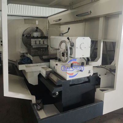 QK1327X1500 बड़े छेद पाइप थ्रेडिंग लात मशीन 280 मिमी धुरी बोर