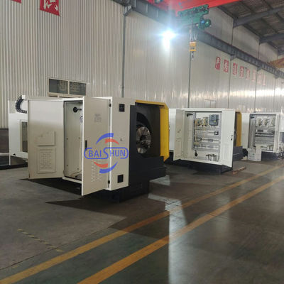 गर्म बिक्री स्वचालित 255 मिमी धुरी बोर बड़े आकार QK1332 सीएनसी पाइप थ्रेडिंग मशीन