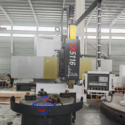 CK5116A CNC ऊर्ध्वाधर खराद मशीन 1600mm टर्निंग व्यास