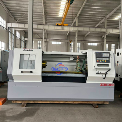 आर्थिक CK6150 धातु टर्निंग खराद CNC फ्लैट बेड CNC खराद मशीन