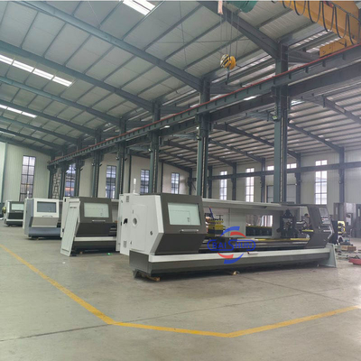 7.5kW स्पिंडल मोटर सीएनसी लेथ CK6180 CK6150 फ्लैट बेड सीएनसी लेथ मशीन