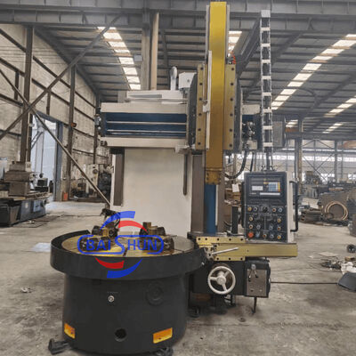 भारी शुल्क मैनुअल वर्टिकल खराद मशीन C5116A, 1600 मिमी अधिकतम मुड़ लंबाई के साथ